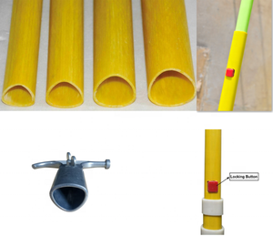 Triângulo Isolamento Telescópico Hot Sticks Alta Tensão Power Line Extensível - Product Image 3