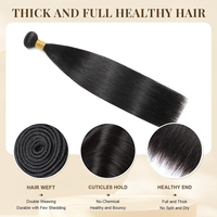 Lots de Cheveux Humains Lisses Naturels, Vierge Remy, Tissage Double Drawn, Cuticules Alignées, Vente en Gros, Fournisseur Pas Cher, En Gros