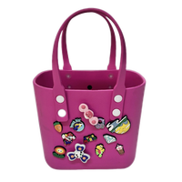 Sac de plage fourre-tout en EVA grande capacité personnalisable, fermeture ouverte, motif floral, étanche, pour l'été, fourni par l'usine, sacs à main moyens en gros