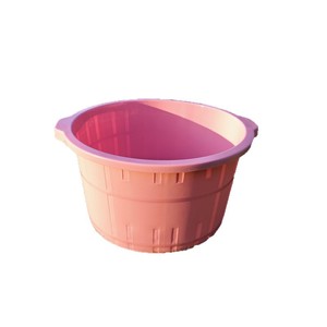 Baignoire pour les pieds en plastique, diamètre 40 cm, profonde, avec points en relief pour massage à domicile - Product Image 5