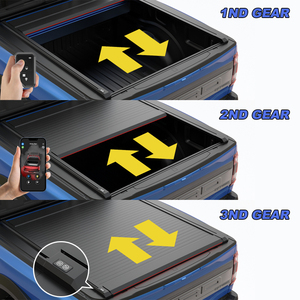 Cubierta retráctil enrollable Zolionwil para caja de camioneta 4x4 con luz de freno para Ford F-150, Ranger, Ram, Navara, Colorado - Product Image 2