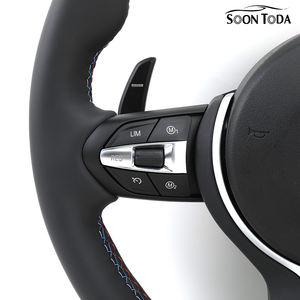 Volante Deportivo de Fibra de Carbono Forjado SOON TODA para <span class=keywords><strong>BMW</strong></span> G20 <span class=keywords><strong>320d</strong></span> F30, F30 F80, Volante de Cuero <span class=keywords><strong>M</strong></span> Performance - Product Image 2