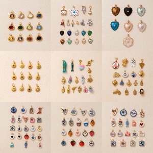 قلادة مطلية بالذهب عيار 18 قيراط من YML & 46 مصممة بنفسك للفواكه والمأكولات البحرية والليمون والأسماك وزهر الكرز قلادة مطلية بالذهب 18 قيراط - Product Image 4