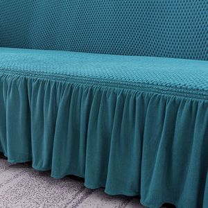 Penutup <span class=keywords><strong>Sofa</strong></span> Kain Warna Solid Turki Semua Termasuk Renda Tebal Penutup <span class=keywords><strong>Sofa</strong></span> Persegi Kecil Turki Grosir Empat Musim - Product Image 5