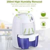Mini déshumidificateur d'air pour armoire Peltier 500ml, USB, pour la maison, les petites pièces, pour capter l'humidité indésirable, déshumidificateur réfrigérant 13