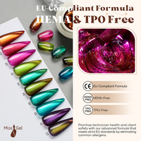 Missgel Nouveau Gel UV Sans HEMA ni TPO, 3000 Couleurs, Vernis Gel UV 15ml en Pot, Effet Œil de Chat, Étiquette Privée Personnalisée, Vernis Gel UV Sans TPO
