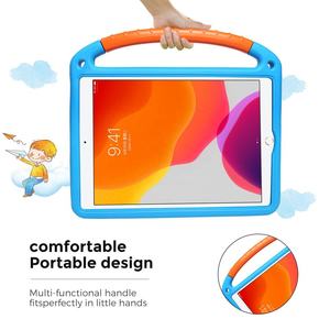 Funda Protectora Ligera de Espuma EVA a Prueba de Golpes con Soporte Plegable para iPad 10.2 2022/2019 Air 3 2019, Marca HGD para Niños - Product Image 3