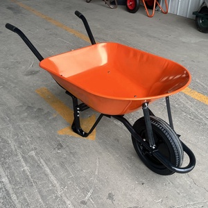 <span class=keywords><strong>Brouette</strong></span> robuste avec <span class=keywords><strong>roues</strong></span> en caoutchouc massif de 14 pouces pour le marché sud-américain - Product Image 4