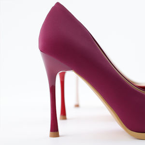 حذاء نسائي كلاسيكي عالي الجودة من حجر الراين بتصميم كحلي صيفي ، مضخات كعب نسائية بطول 12 متر - Product Image 2