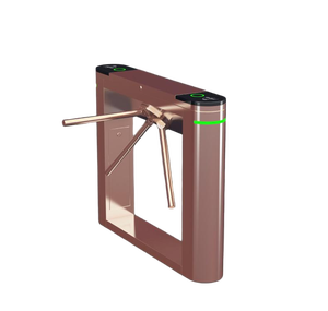 RFID สามลูกกลิ้งกลไกการควบคุมการเข้าถึงแบบหมุนกึ่งอัตโนมัติขาตั้งกล้องแบบหมุนประตู IP54สแตนเลส - Product Image 1