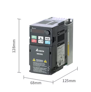 อินเวอร์เตอร์ Delta VFD4A8MS21ANSAA 0.75KW 5A 220V สำหรับมอเตอร์ไฟฟ้ากระแสสลับเฟสเดียว ควบคุมความเร็วรอบมอเตอร์ด้วยระบบ VFD - Product Image 4
