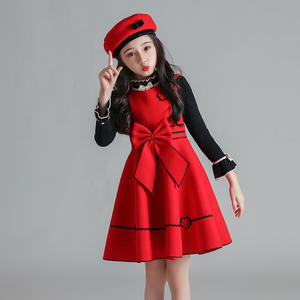 Vestito Invernale in Lana con Cappello per Bambine, Abito da Compleanno e Natale, Vendita Calda 2022 - Product Image 4
