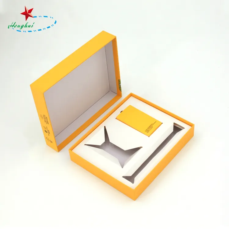 Caixa de presente para mouse, atacado de fábrica, design personalizado, amarelo, teclado, mouse, caixa de presente, sem fio, caixas de papel