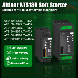ซอฟต์สตาร์ทเตอร์ ATS130N2C11LT ของแท้ใหม่ 105A 200-480VAC แรงดันควบคุม 24VDC Altivar ATS130 ซอฟต์สตาร์ทเตอร์ ATS130N2C11LT - Product Image 3