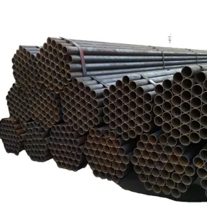เหล็ก erw คาร์บอน ASTM A53ท่อเหล็กสีดำ Sch40 Sch10เชื่อมท่อเหล็กสำหรับวัสดุก่อสร้าง