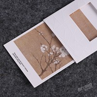 Bougeoir en céramique aromathérapie personnalisable Abat-jour de parfum Carte de soin Enveloppe Boîtes en carton après-vente Cadre photo