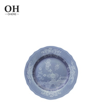 Encre bleue Vintage décoratif porcelaine osseuse service de vaisselle personnalisé Style italien luxe en céramique porcelaine en gros toutes les couleurs 100 pièces