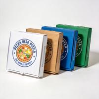 Boîte en carton ondulé sur mesure pour pizza, boîte à emporter pour restauration rapide, boîte d'emballage pour cornet à pizza