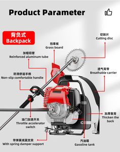 Cortadora <span class=keywords><strong>de</strong></span> Césped con Motor <span class=keywords><strong>de</strong></span> Gasolina, Cultivadora Rotativa, Desbrozadora <span class=keywords><strong>de</strong></span> Mochila con Bomba <span class=keywords><strong>de</strong></span> Engranajes <span class=keywords><strong>de</strong></span> 1700W - Product Image 4