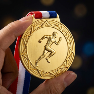 Medallas de Carrera Personalizadas de Aleación de Zinc |   Medalla de Premio para Maratón 5K con Cinta |   Medalla Deportiva Personalizada, MOQ Bajo, OEM - Product Image 2