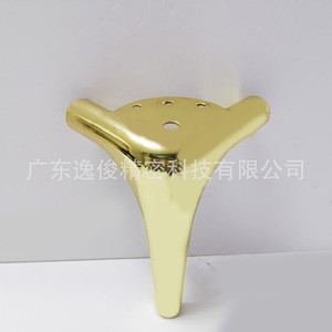 Zinc Alloy Furniture Leg <b>Gold</b> 150mm Heavy Duty <b>Sofa</b> Support Industrial Design - Product Image 2