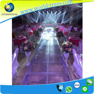 Event <strong>Stage</strong> Factory Portable Transparent Tempered Glass Acrylic Truss <strong>Stage</strong> Wedding <strong>Stage</strong> <strong>Decoration</strong> For Sale - Product Image 2