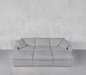 أريكة جديدة رائجة مزيج من الأسرة والنسيج أريكة الزاوية الصفيفة - Product Image 6