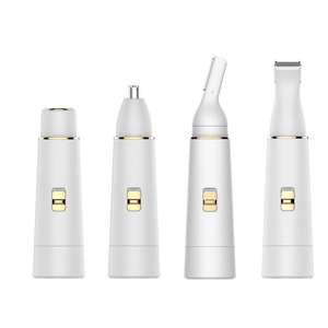 Voyage USB étanche Mini tondeuse à cheveux épilateur facial indolore pour les femmes tondeuse à sourcils et nez Bikini dispositif d'épilation - Product Image 3
