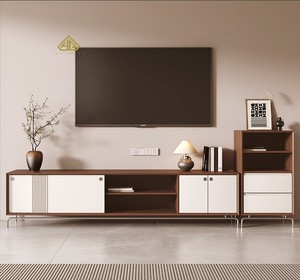Mueble <span class=keywords><strong>de</strong></span> TV Premium Personalizado y Mueble <span class=keywords><strong>de</strong></span> Pared para TV, Unidad Elegante para Vestíbulos Corporativos/Proyectos <span class=keywords><strong>de</strong></span> Clubes Privados - Product Image 4
