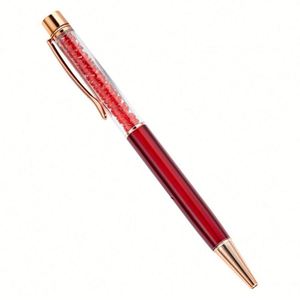 Stylo publicitaire promotionnel personnalisé avec logo, en métal diamanté multicolore, 1,0 mm - Product Image 2