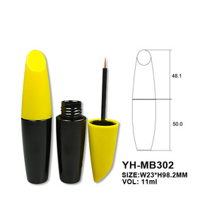 Hot Selling ABS/PETG <b>Plastic</b> Mascara & Eyeliner <b>Tubes</b> with Screw Cap Injection Color Empty Cosmetic Packaging - Product Image 2
