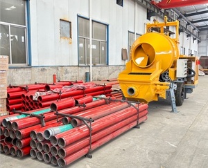 Inşaat işleri için beton pompası ile iyi fiyat taşınabilir beton mikseri - Product Image 3