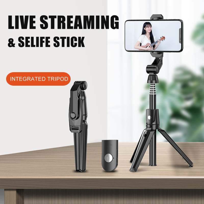 Light Weight Selfie Stick With Remote Shutter For Beauty Model K21 Selfie Stick With Tripod