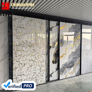 2025 New 1200x2400 Panel tường 3D hiệu ứng đá cẩm thạch PVC phòng khách cách âm tre Panel tường - Product Image 5