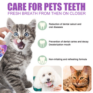 Wholesale Pet Spray <strong>Dog</strong> Oral Care Bad Breath Teeth Cleaning Breath Freshener <strong>Plaque</strong> <strong>Remover</strong> - Product Image 4
