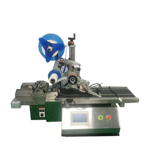 New Design Automatic Tabletop Small Flat Container Top Surface Sticker <b>Labeling</b> <b>Machine</b> for Caps/Lids - Product Image 4