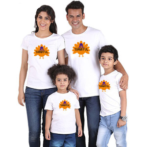 Ropa familiar de boutique de Acción de Gracias, camiseta barata - Product Image 1