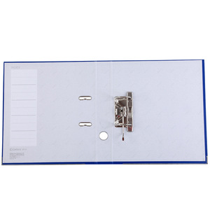 Porte-documents Qixin A105N A4 à double pince robuste de 2 pouces, bleu et noir, en plastique - Product Image 2