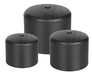 Changpu high quality welding caps PE pipe fittings connector hdpe plastic end caps for water supply