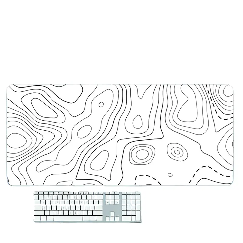 Ontwerp Wit En Zwart Muismade Gaming Muismat Gamer Mousemat Toetsenbord Matten Bureaublad Tafelkleed Xxl Voor Computer