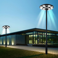 Lampadaire LED AC en alliage d'aluminium 200W et 50W IP66 pour usage extérieur, projecteurs et lampe rechargeable