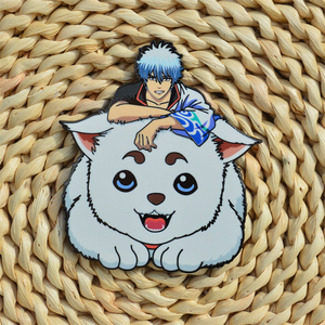 Vente en gros de badges en émail dur de haute qualité sur le thème de l'anime <span class=keywords><strong>Gintama</strong></span>, pour la décoration - Product Image 6