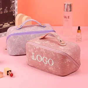Benutzer definierte Kultur beutel Luxus Beauty Makeup Bag Ziemlich wunderschöne wasserdichte Reise Outdoor Soft PU Kosmetik taschen