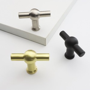 T-shaped Round Cabinet <strong>Knobs</strong> Zinc Alloy Furniture Handles Cupboard <strong>Door</strong> Drawer Pulls Hardware Accessories - Product Image 6