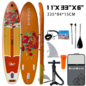 Tabla de <span class=keywords><strong>Paddle</strong></span> <span class=keywords><strong>Surf</strong></span> Inflable de <span class=keywords><strong>11</strong></span> <span class=keywords><strong>Pulgadas</strong></span> con Tecnología Drop Stitch, Diseño de Gallo Naranja, para Remo Estable, Venta al Por Mayor - Product Image 2