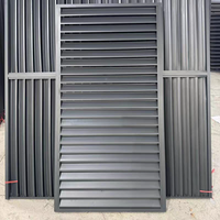 Persiana de PVC ecológica moderna a precio de fábrica, ventana de ventilación de aire, persianas de plantación de apertura Horizontal, ventanas de persiana de PVC