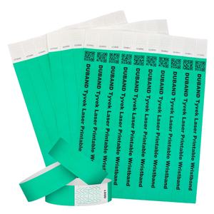 Pulseras de Papel Desechables Personalizadas con Número Secuencial Promocionales SantaGifts, Resistentes al Agua, Resistentes a Desgarros, Ecológicas, con Diseño de Arte Popular - Product Image 2