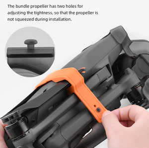כיסוי עדשה למחזיק מדחף 2 ב-1 עבור Mavic 3 Pro Gimbal Holder Guard Protector רצועה קבועה משולבת שלט רחוק - Product Image 6