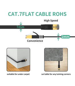 KEXINT alta velocidad 20M 40Gbps 2000Mhz RJ45 blindado CAT8 <span class=keywords><strong>Cable</strong></span> <span class=keywords><strong>de</strong></span> conexión <span class=keywords><strong>de</strong></span> red <span class=keywords><strong>de</strong></span> <span class=keywords><strong>Internet</strong></span> plano <span class=keywords><strong>para</strong></span> Gaming PC <span class=keywords><strong>Xbox</strong></span> Modem Router - Product Image 6