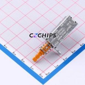 MPS11-ML18O-B(0.5mm)16A Pushbutton Switch Through hole Component (THT) Switch Single Pole Single Throw 100000 16A Square Plunger - Product Image 1
